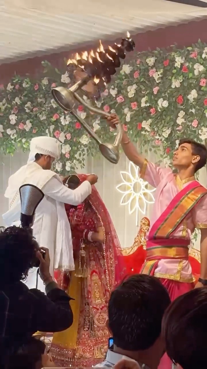 Kaisa laga sadi ka mahaul ~??❤️#shorts #wedding #pushpanjalimaurya